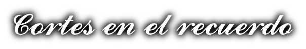 Cortes en el recuerdo logo